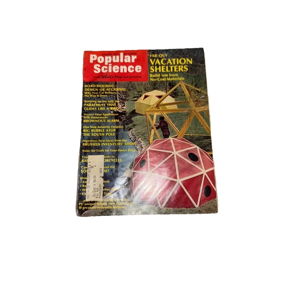 Popular Science Magazine: Parachute that Glides Like a Bird Aug 1971